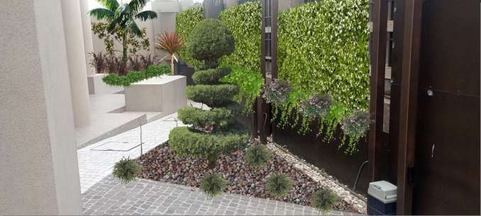 Progetto definito 3D prima dell'inizio lavori - soc. agr. eurogarden Forchia!